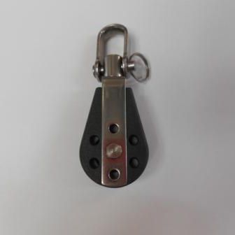 Einzelblock - 19.76 - Sea Sure - mit Drehgelenk / mit Kugellager / max. Tau 19 mm