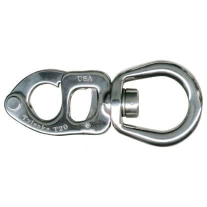 Schnappschäkel mit Drehgelenk - T20 - LB - Tylaska - schnelllösbar / für Schote