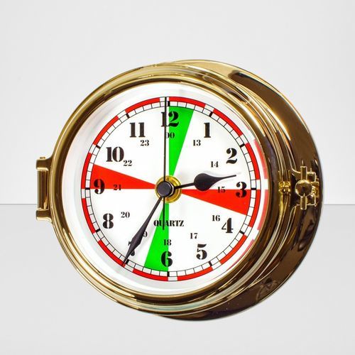 Funksektorenuhr - 85044a - Cassens & Plath GmbH - Messing