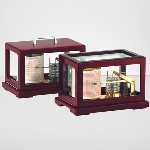 Analoger Barograph - 807550 - Cassens & Plath GmbH - Mahagoni