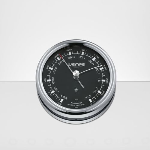 Analoges Barometer - 852811.1 - Cassens & Plath GmbH - Edelstahl / schwarz
