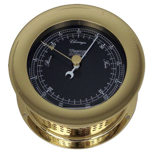 Analoges Barometer - Atlantis Premiere - Weems & Plath - schwarz