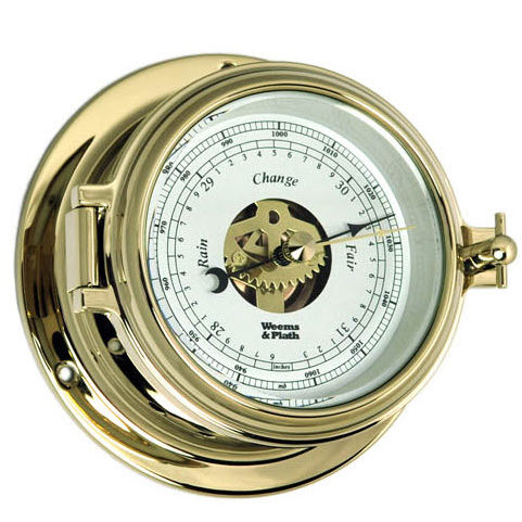 Analoges Barometer - Endurance II 105 Open - Weems & Plath - weiß