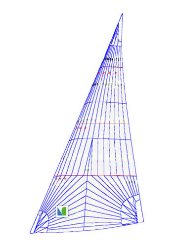 Genua - WINDSEEKER  - Lidgard Sailmakers - für Renn-/Fahrtensegelboote / Triradial-Schnitt