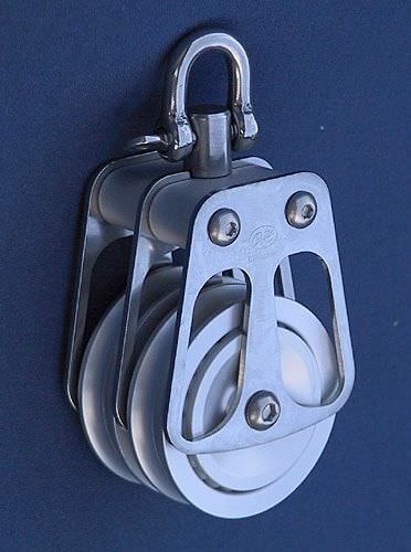 Doppelter Block - 711309 - OH MARINE EQUIPMENT - mit Drehgelenk / mit Kugellager / max. Tau 30 mm