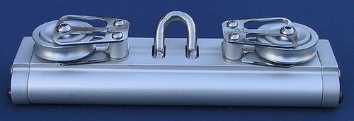 Schlitten für Großsegel - OH MARINE EQUIPMENT - feste Seilscheiben / Kugellager / Schwenkschäkel
