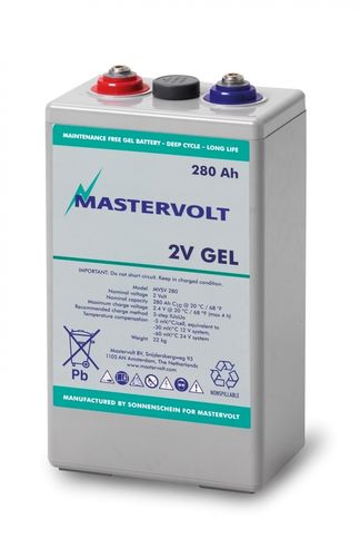 Batterie für Marineanwendungen - MVSV - Mastervolt - 2 V / Gel