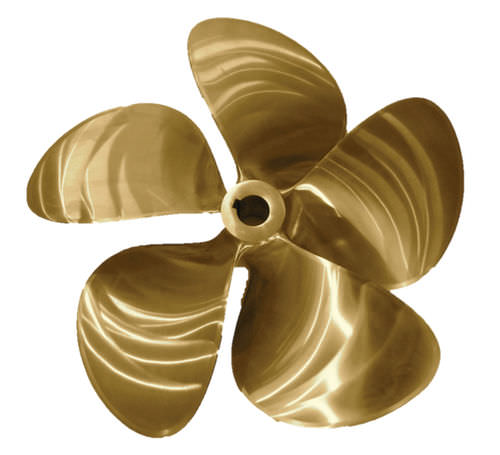 Bootspropeller 7.5x7 - 3-Blatt Alu Für 4-5PS Außenborder