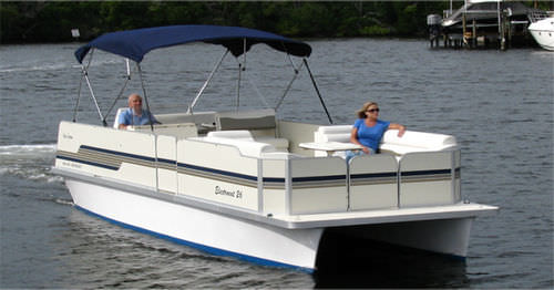 Innenborder-Pontonboot - ElectroCat - Ray Electric Outboard - elektrisch / Sportfischer