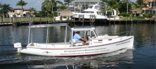 Cabin-Cruiser / Außenborder - ElectroCruise - Ray Electric Outboard - Elektro-Solar / Open / Lobster