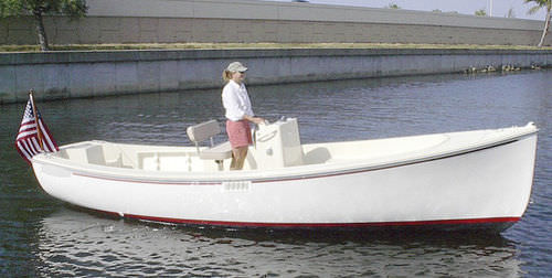 Außenborder-Konsolenboot - ElectroBay - Ray Electric Outboard - elektrisch / mit Mittelkonsole / für die Fischerei