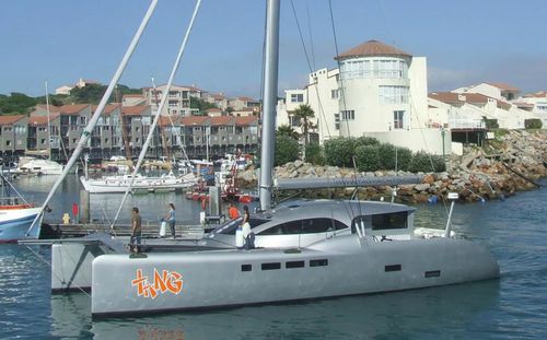 Katamaran-Segelyacht - TAG 60 - Young Yacht Design - für Kreuzfahrten / mit Decksalon
