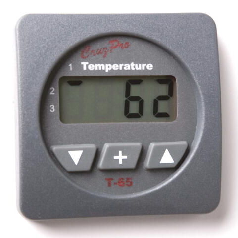 Digitales Thermometer - T65 - Cruzpro - °C / für Marineanwendungen / 3-Zonen