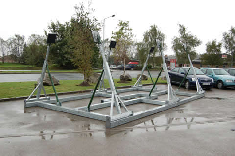 Verstellbares Bootsgestell - XLKD - The Yacht Leg & Cradle Co