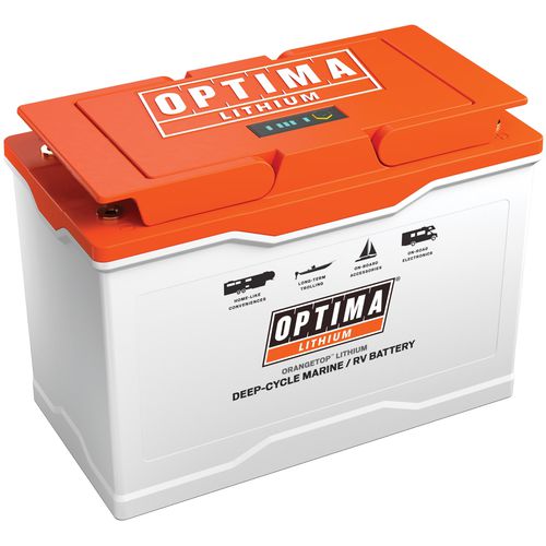 Batterie für Marineanwendungen - ORANGETOP™ Q31M-DC150 - Optima Batteries - 12,8 V / Lithium / Integriertes Battery Management System (FMS)
