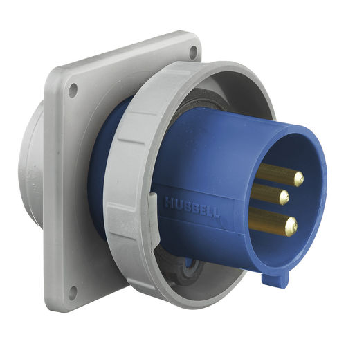 Wasserdichte elektrische Stecker für Steg - HBL316B6W - Hubbell Marine Electrical Products - für Terminals / außen