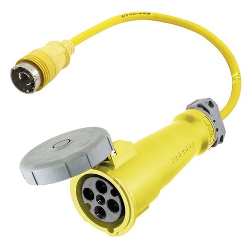 Adapterkabel - HBL61CM100 - Hubbell Marine Electrical Products - für Boot / für Steg
