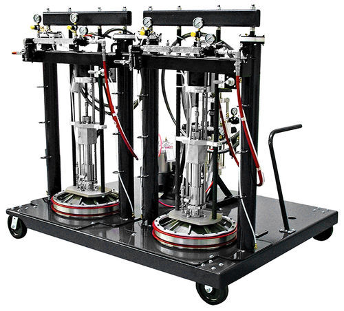 Klebstoff-Spritzmaschine - 1:1 55-Gallon - Magnum Venus Products - mobil / für Werft