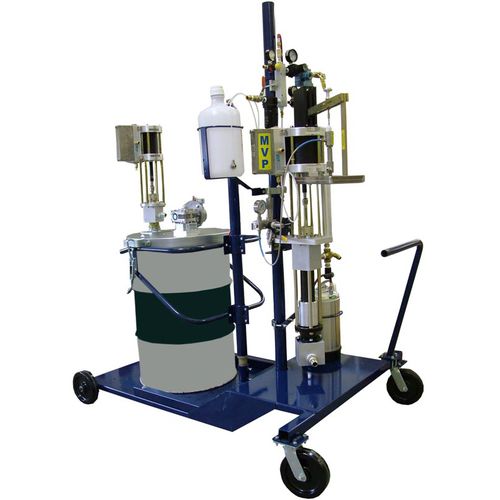 Klebstoff-Spritzmaschine - UltraMax Barrier Coat - Magnum Venus Products - mobil / für Werft