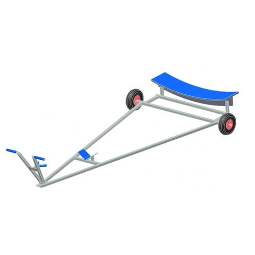 Slipwagen - Zinc Galvanized Steel - Devoti Sailing - für Jolle