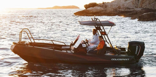 Außenborder-Schlauchboot - 585 CC  - AquaSpirit - RIB / Open / mit Mittelkonsole