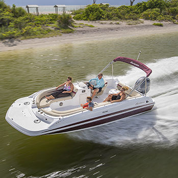 Deck-Boat / Außenborder - SS 201 OB - Hurricane - Wakeboard / max. 12 Personen / Sonnendeck