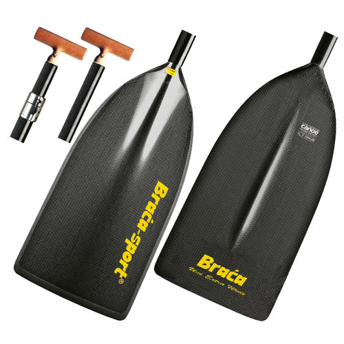 Paddel für Kanu - Uni Extra Wide - Braca-sport - Flachwasser / symmetrisch / Einzel