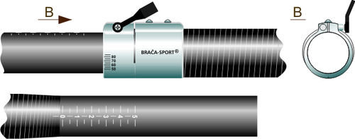 Paddel für Kajak - KID - Braca-sport - Flachwasser / asymmetrisch / doppelt