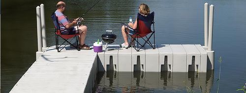 Schwimmponton - LPK201 series - CONNECT-A-DOCK - modular / Anker / für Yachthafen
