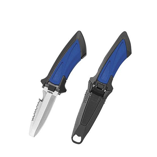 Tauchmesser - Mini - Tusa - mit doppelter Schneide / Drahtschneider