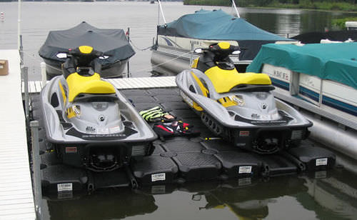 Modularer Ponton - PWC - Jet dock - schwimmend / zur Trockenlagerung von Jet-Skis / für Yachthafen