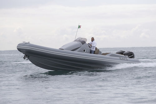 Außenborder-Schlauchboot - STRIDER 10 - Sacs - zweimotorig / halbstarr / Open
