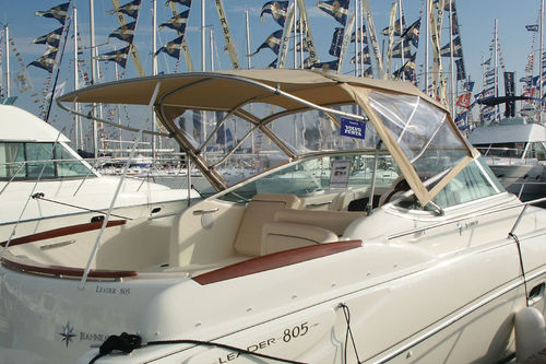 Roofdach für Boot - Horizon Sprayhood - NVequipment - für Ruderhaus / Aluminiumstruktur / transparent