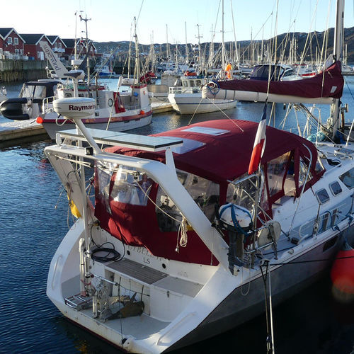 Sonnensegel für Boot - Real Enclosure - NVequipment - für Ruderhaus / mit Edelstahlstruktur