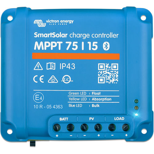 Ladecontroller für Batterie - MPPT 75/10 - Victron Energy - für Solarpanel / für Boote