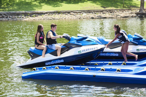Schwimmponton - HP EXTREME™ - HydroHoist - zur Trockenlagerung von Jet-Skis / für Yachthafen / Kunststoff