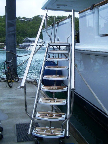 Yachtleiter - Nautical Structures - seitlich / Fallreep / Edelstahl