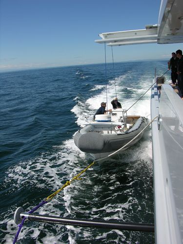 Davit für Yacht - SL-DEX - Nautical Structures - hydraulisch / Teleskop / Decken