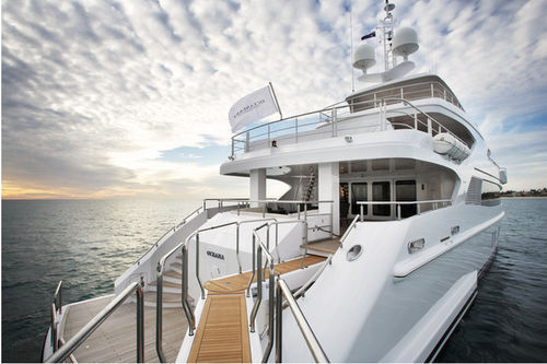 Gangway für Yacht - SINGLE - Nautical Structures - Teleskop / schwenkbar / hydraulisch