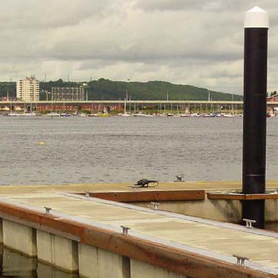 Schwimmponton - Walcon Marine - Anker / für Hafen / Beton