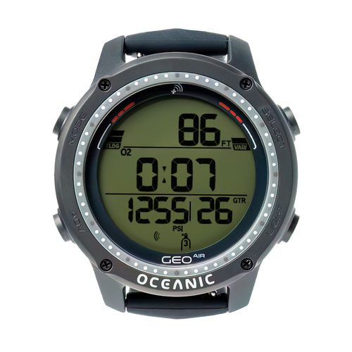 Armbanduhr-Tauchcomputer - Geo Air - Aeris - Luft / Nitrox / für Apnoe-Taucher