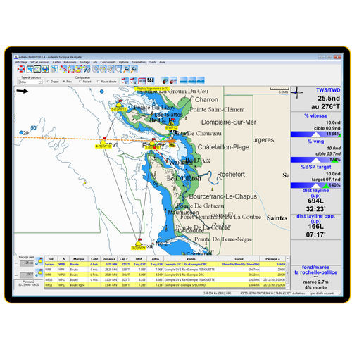 Navigationssoftware - First - Adrena - Tracking / Wetter / AIS