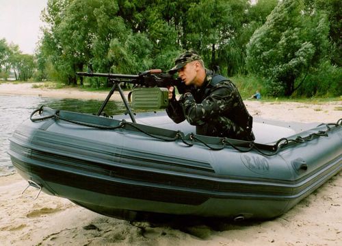 Außenborder-Berufsschiff - R-440 - Adventure Inflatable boats - Festrumpf-Schlauchboot