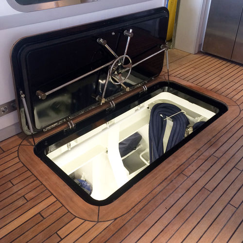 Deckluke für Yacht - Allufer tempesta - quadratisch / rechteckig / bündig