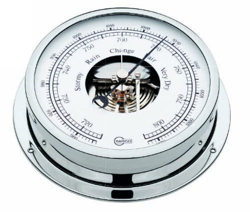 Analoges Barometer - 111CR - Barigo - Chrom / weiß