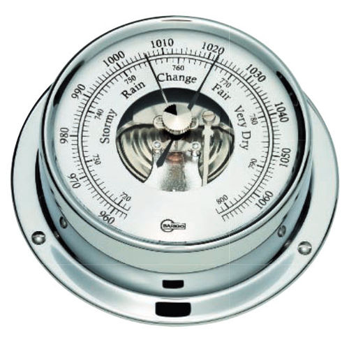 Analoges Barometer - 1710CR - Barigo - Chrom / weiß