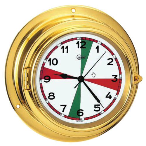 Analoge Uhr - 1650MSFS - Barigo - Messing / Funksektoren