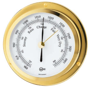 Analoges Barometer - 1185MS - Barigo - weiß