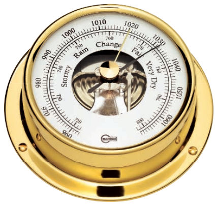 Analoges Barometer - 1710MS - Barigo - weiß