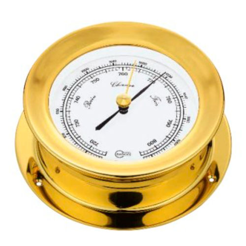 Analoges Barometer - 1135MS - Barigo - Messing / weiß
